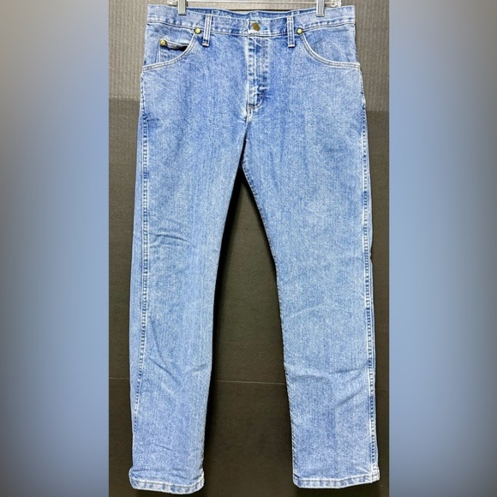 🏜️Wrangler 47 Cool Vantage Blue Denim Jeans